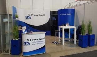 Auf der Motek 2017 presentierte die S. Pross GmbH zum ersten mal Produkte auf dem Messestand.